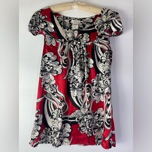Speechless brand women’s size L, floral vintage print dress-top/ night shirt